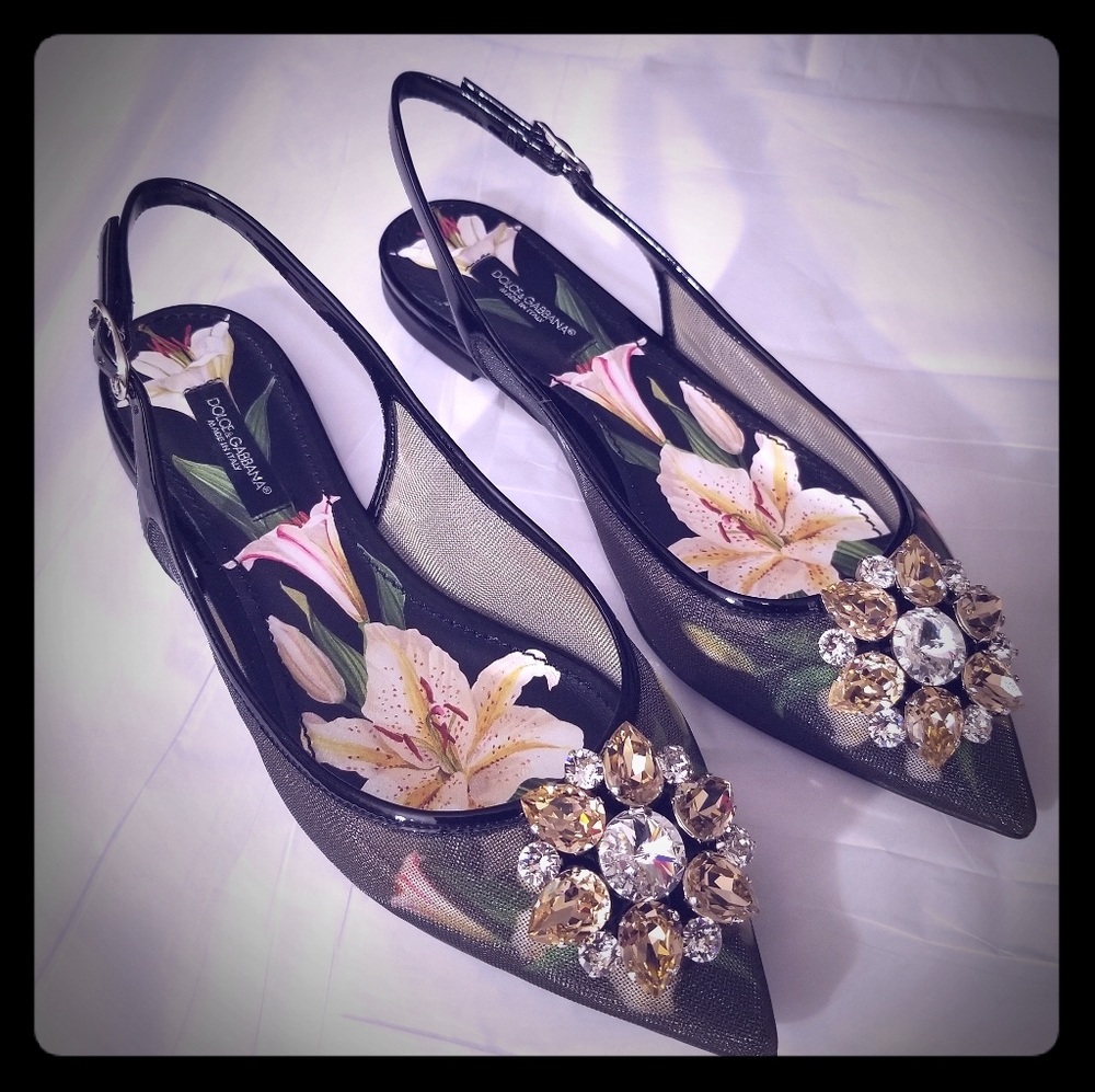 Dolce & Gabbana Slingback Flats - NWOB